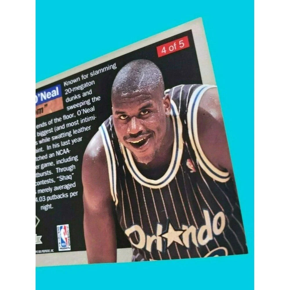 1992-93 Fleer Ultra Shaquille O'Neal Rejector Rookie Card #4 Shaq Orlando Magic